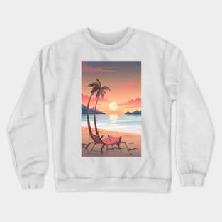 Sunset at the beach Crewneck Sweatshirt